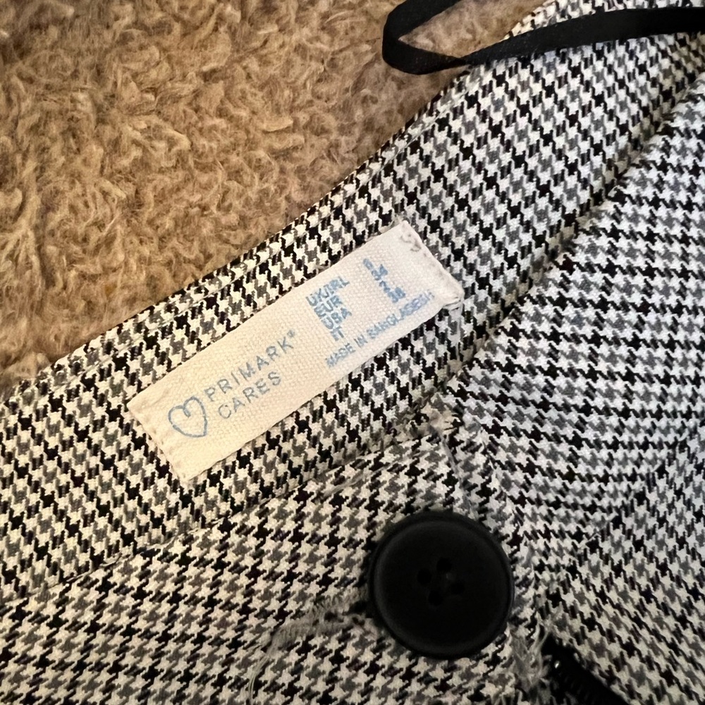 Primark long plaid trousers